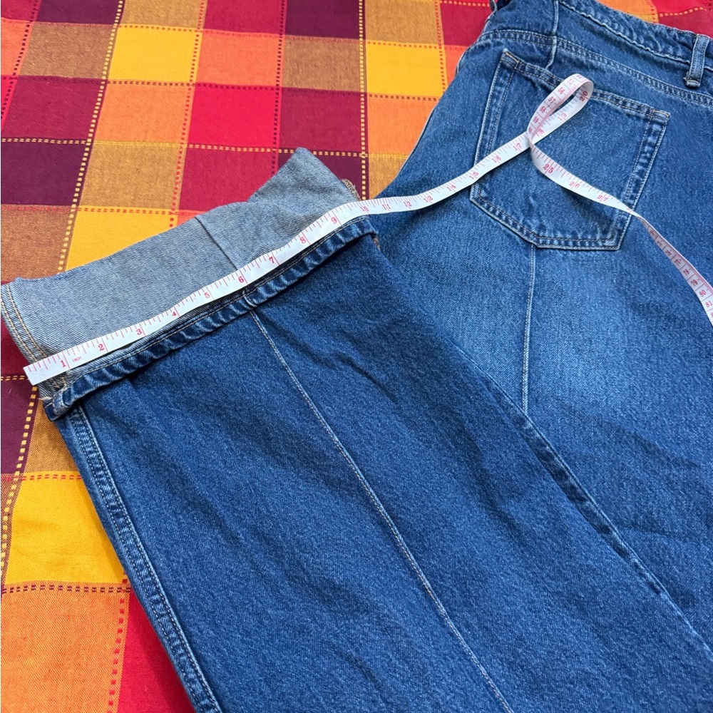 MNG wide legs high rise roll up Jeans - Picture 10 of 12